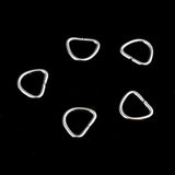 304 Stainless Steel Jump Rings 15x12mm Silver 50 PCs