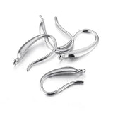 925 Sterling Silver Ear Hook Earrings Studs Base for Jewelry Making