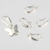 925 Sterling Silver Ear Hook Earrings Studs Base for Jewelry Making