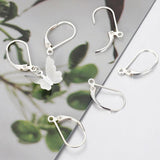 925 Sterling Silver Ear Hook Earrings Studs Base for Jewelry Making
