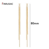 DIY 14k Plated Brass Tassel Chain Earring Backs Stopper Earnuts