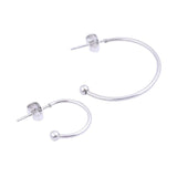 20pcs Stainless Steel 15mm 25mm Hoop Earring Posts Findings DIY Jewelry Making