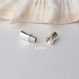 925 Sterling Silver Thread Clasp for Necklace/Bracelet DIY Jewelry