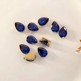 Hand Stitch Crystal Zircon Claw Drill Golden Claw Alloy