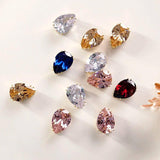 Hand Stitch Crystal Zircon Claw Drill Golden Claw Alloy