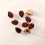 Hand Stitch Crystal Zircon Claw Drill Golden Claw Alloy