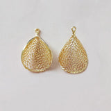 10 PCS Leaf Pendant Charms for Jewelry Making