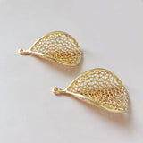 10 PCS Leaf Pendant Charms for Jewelry Making