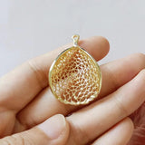10 PCS Leaf Pendant Charms for Jewelry Making