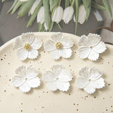 10 PCS Acrylic Flowers Hairpin Earrings DIY Jewelry Materials