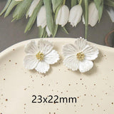 10 PCS Acrylic Flowers Hairpin Earrings DIY Jewelry Materials