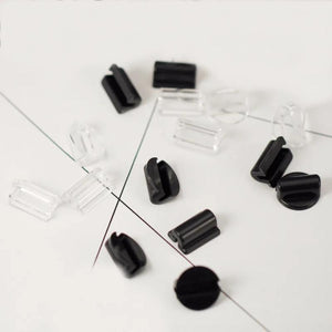 100PCS Hair Accessory Component Rope Buckle Elastic