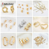 14K Plated Pinch Pendant Bails for Jewellery Making