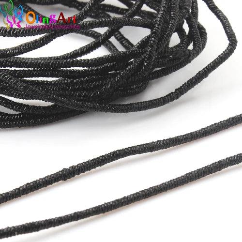 5M/Lot Colorful Metal Wire Cotton Thread DIY Jewelry Making