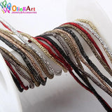 5M/Lot Colorful Metal Wire Cotton Thread DIY Jewelry Making