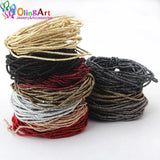 5M/Lot Colorful Metal Wire Cotton Thread DIY Jewelry Making