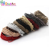 5M/Lot Colorful Metal Wire Cotton Thread DIY Jewelry Making