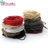 5M/Lot Colorful Metal Wire Cotton Thread DIY Jewelry Making