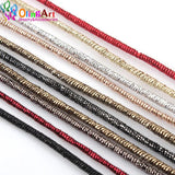 5M/Lot Colorful Metal Wire Cotton Thread DIY Jewelry Making