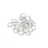 50-200pcs DIY Jewelry Findings Jump Rings Split Rings 4mm 6mm 8mm