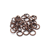 50-200pcs DIY Jewelry Findings Jump Rings Split Rings 4mm 6mm 8mm