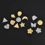 20pcs Stainless Steel Love Embossing Charms Pendant Jewelry Making