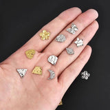 20pcs Stainless Steel Love Embossing Charms Pendant Jewelry Making