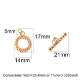 3pcs Stainless Steel Toggle Clasps for Bracelet Necklace DIY Jewelry Making