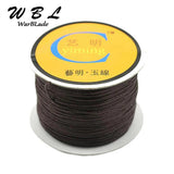 100M Cotton Cord 0.8mm 1mm 1.5mm Nylon Cord Thread Chinese Knot Macrame Cord Str