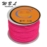 100M Cotton Cord 0.8mm 1mm 1.5mm Nylon Cord Thread Chinese Knot Macrame Cord Str
