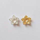 20 PCS Flowers Tray KC Gold/Silver Charm DIY Jewelry Making