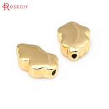 24K Brass Moon Rainbow Spacer Pigeon Star Cylinder Oval Beads