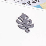Korea Alloy Hollow Leaves Fresh Flowers Earrings Pendant