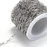 1m 4mm Stainless Steel Chain Necklace Link Oval Chain for Jewelry Making DIY