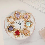 17x20MM Oval Rhinestone Charms Glass Accessories Earring Findings