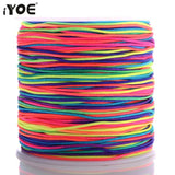 0.8mm 45/95m Gradient Nylon Cord Jewelry Tassel DIY Braided Knot Thread Rope