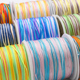 0.8mm 45/95m Gradient Nylon Cord Jewelry Tassel DIY Braided Knot Thread Rope