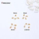 14k Plated Brass Jewelry Peg Bails for Pearls Pendants