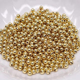 100pcs Copper Smooth Ball Beads 3mm for Jewelry Making DIY Bracelet