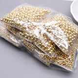 100pcs Copper Smooth Ball Beads 3mm for Jewelry Making DIY Bracelet