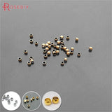 20g Brass Station Beads 2MM 3MM DIY Jewelry Findings