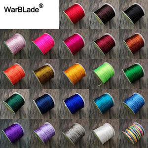 60M Spool Nylon Cord Thread Chinese Knot Cotton Cord String DIY Beading Tassels