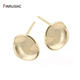 14K Plated Stud Earrings Hooks DIY Drop Earrings