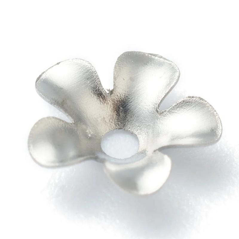 304 Stainless Steel Bead Caps Spacers End Cap Jewelry Making Metal Bead Caps