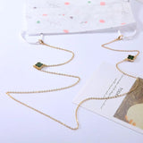 Four-leaf Clover Pendant Chain Beading Anti-loss Chain Glasses Rope