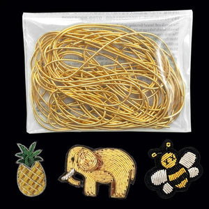 1.5mm Bullion Wire French Coil Embroidery Silk Thread