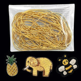 1.5mm Bullion Wire French Coil Embroidery Silk Thread