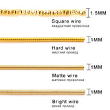 1.5mm Bullion Wire French Coil Embroidery Silk Thread