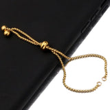 3pcs Stainless Steel Adjustable Slide Bracelets for Jewelry Making