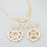 18k Plated Copper Zircon DIY Jewelry Making Charms 4pcs/lot